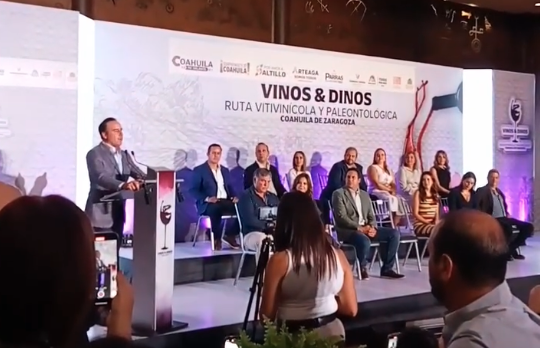 Relanza el Gobernador Manolo Jiménez Salinas “Vinos & Dinos”